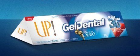 Gel Dental UP! - Ação Total com Óleo de Cravo e Menta